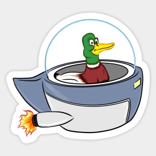 Space Duck Sticker